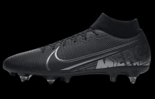 Nike Mercurial Superfly 7 Academy SG-PRO AC 'Black Silver'