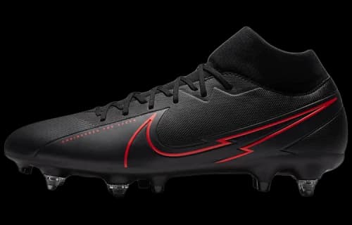 Nike Mercurial Superfly 7 Academy SG-PRO Anti-Clog Traction 'Black Red'