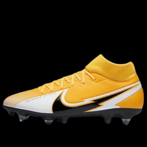Nike Mercurial Superfly 7 Academy SG-PRO Anti-Clog Traction 'Black Yellow'