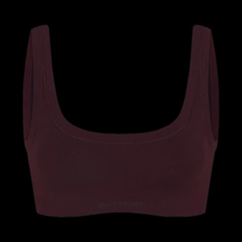 NikeSKIMS Vintage Seamless Scoop Neck Bra 'Currant'