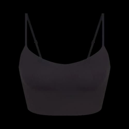 NikeSKIMS Matte Cami Bra Top 'Obsidian'