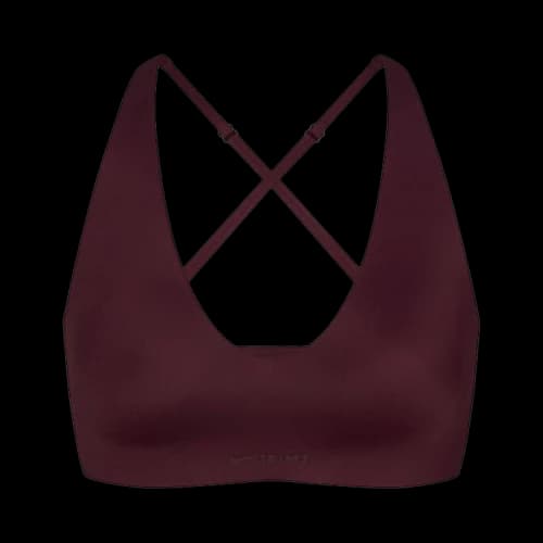 NikeSKIMS Shine V-Neck Bra 'Currant'