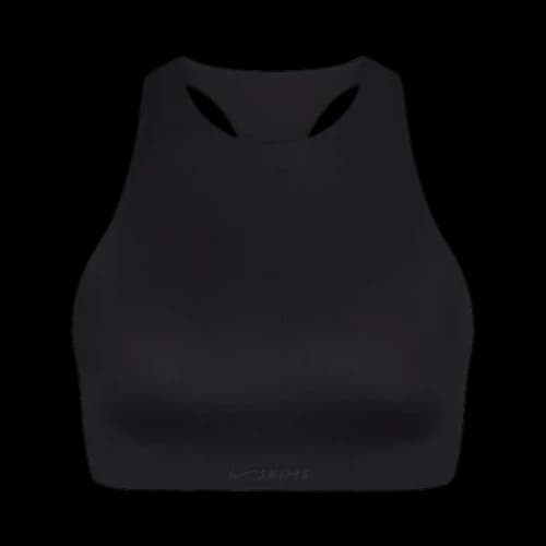 NikeSKIMS Shine High Neck Bra 'Obsidian'