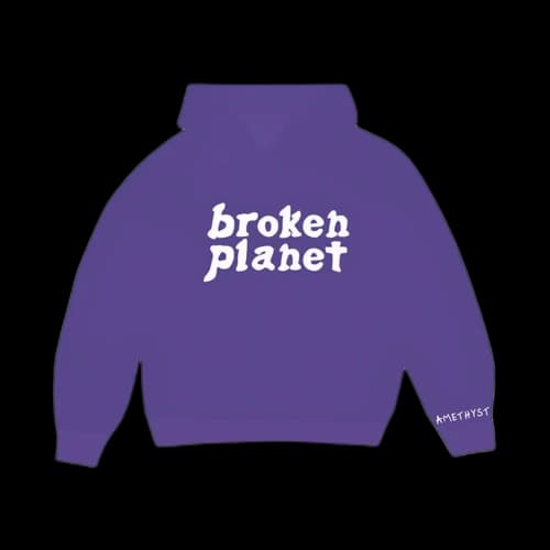 Broken Planet Hoodie Amethyst