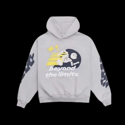 Broken Planet Beyond The Limits Hoodie Stone Grey