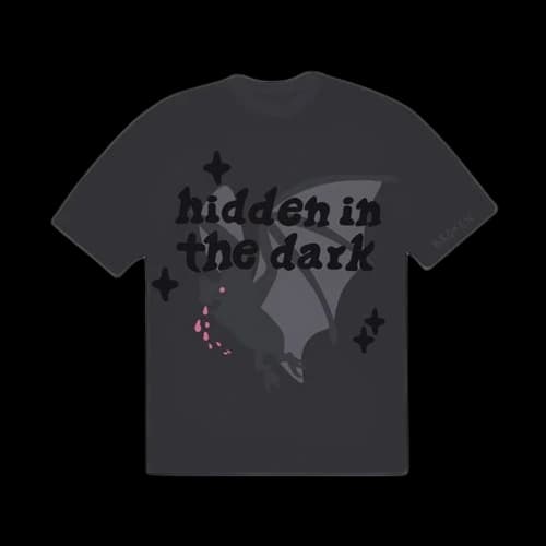 Broken Planet Hidden in the Dark T-shirt Onyx Black