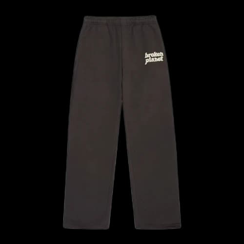 Broken Planet Straight Leg Sweatpants Soot Black