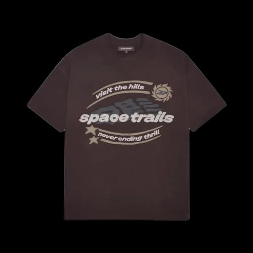 Broken Planet Space Trials T-Shirt Mocha Brown