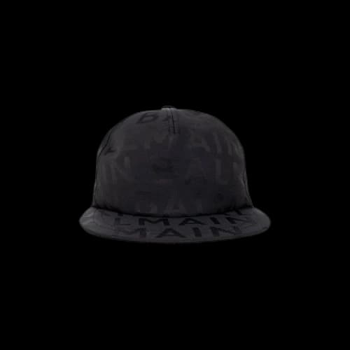Balmain Kids Logo Printed Baseball Cap 'Black'