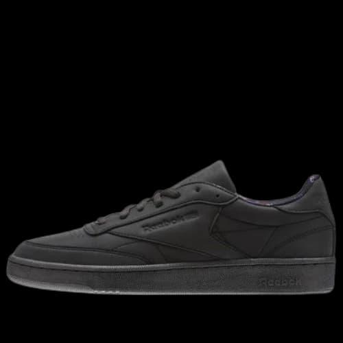Reebok Club C 85 TDG Pure Black Skateboarding Shoes
