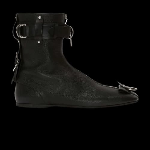 JW Anderson Padlock Leather Ankle Boot 'Black' (Women's)