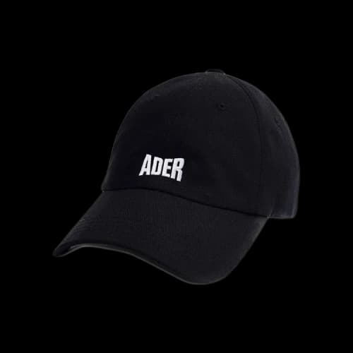 Ader Error Logo Embroidery Twill Cap 'Black'