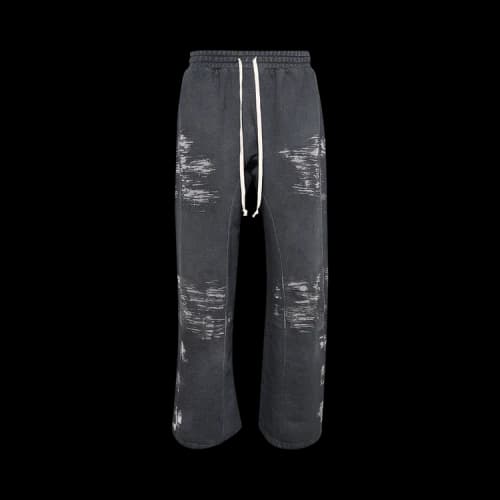 RIVINGTON roi Rebis Burn The Man Faster Flight Sweatpants 'Vintage Black'