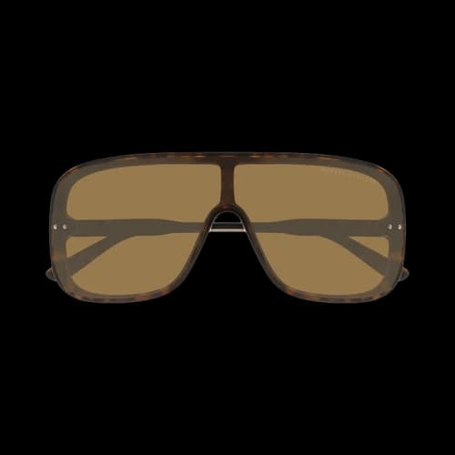 Bottega Veneta Shield Sunglasses 'Brown'
