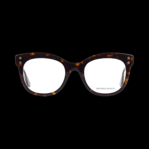 Bottega Veneta Square Optical Glasses 'Havana'