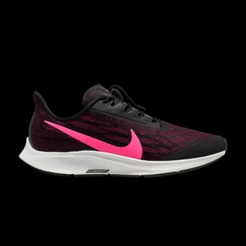Nike Air Zoom Pegasus 36 Flyease Wide 'Black Pink Blast' (Women's)