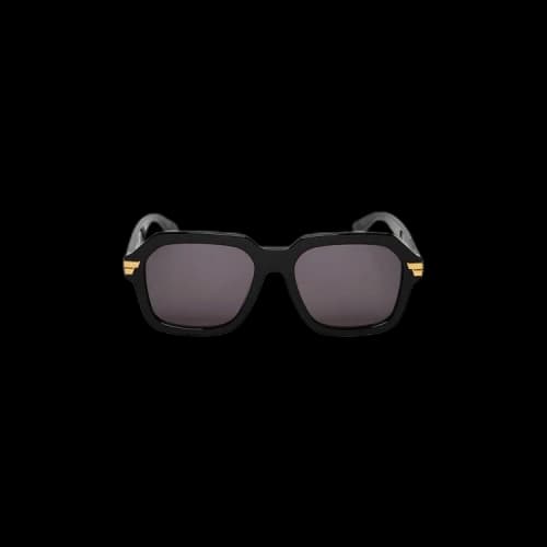 Bottega Veneta Oversized Aviator Sunglasses 'Black'
