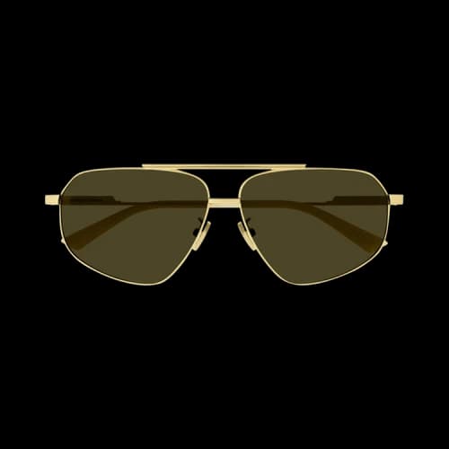 Bottega Veneta Aviator Sunglasses 'Gold'