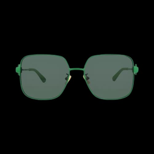 Bottega Veneta Square Sunglasses 'Green'