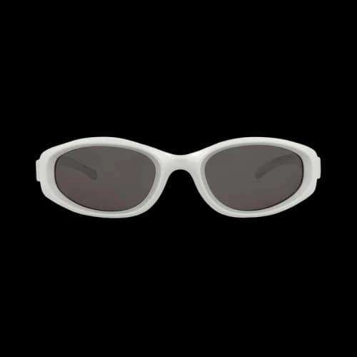 Bottega Veneta Round-Frame Injection Sunglasses 'Silver Grey'