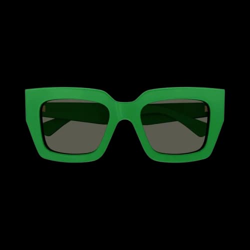 Bottega Veneta Square Sunglasses 'Green'