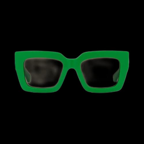 Bottega Veneta Square Sunglasses 'Green'