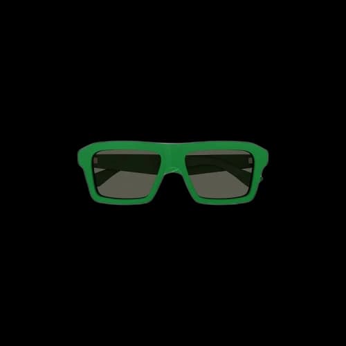 Bottega Veneta Square Frame Sunglasses 'Green'
