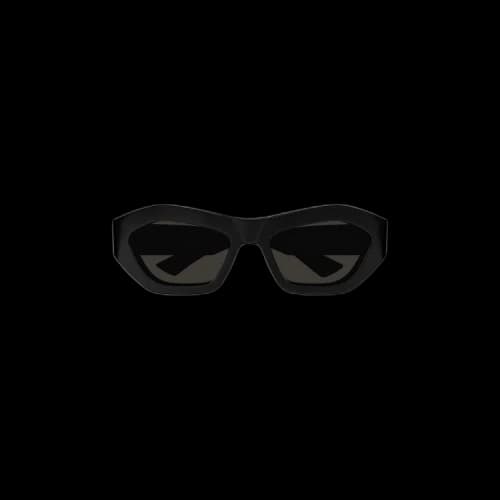 Bottega Veneta Geometric Sunglasses 'Black'