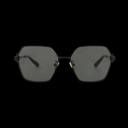 Bottega Veneta Square Sunglasses 'Black/Grey'