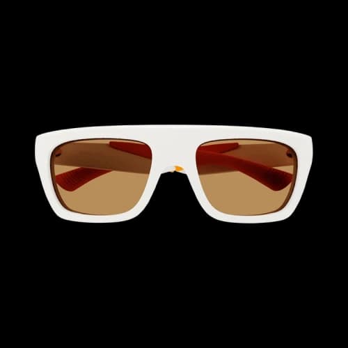Bottega Veneta Rectangle Sunglasses 'Orange'