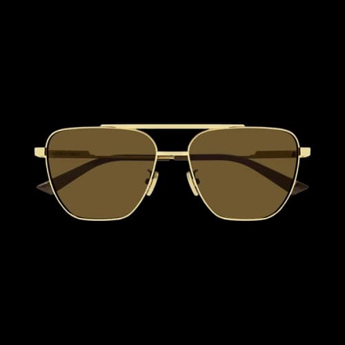 Bottega Veneta Aviator Sunglasses 'Gold'