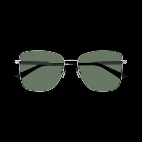 Bottega Veneta Rectangle Sunglasses 'Green'