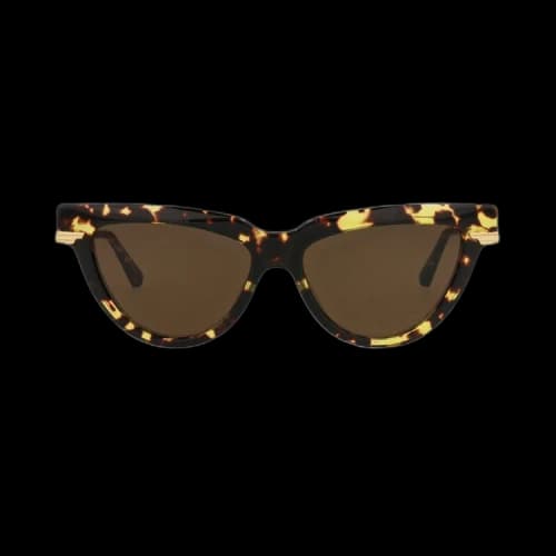 Bottega Veneta Cat Eye Sunglasses 'Havana/Gold/Brown'
