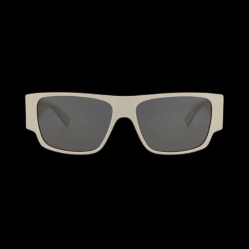 Bottega Veneta Square Sunglasses 'White/Grey'