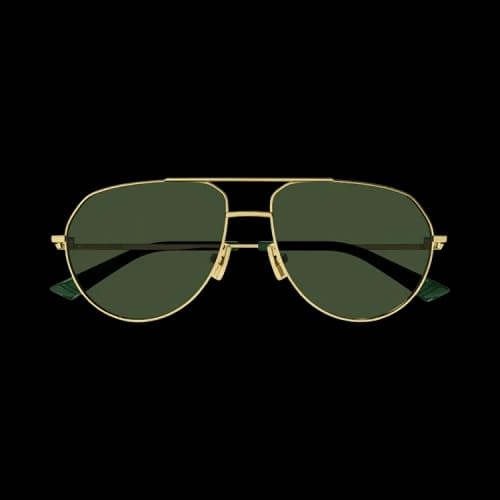 Bottega Veneta Aviator Sunglasses 'Green'