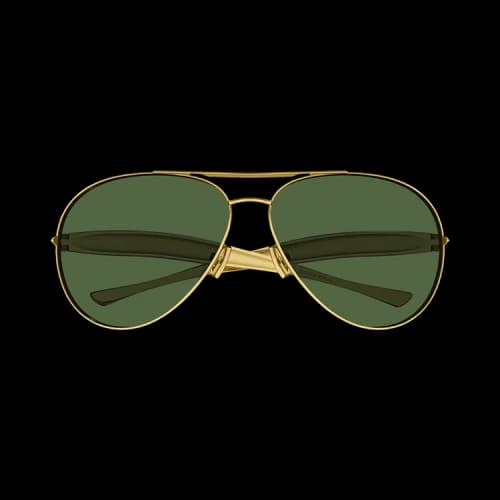Bottega Veneta Aviator Sunglasses 'Green'