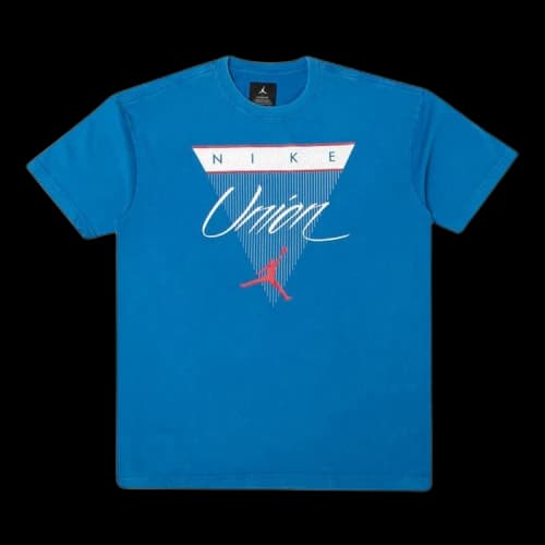 Air Jordan x Union NRG Vault Flight Triangle Tee 'Blue'