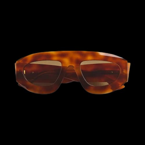 Bottega Veneta Geometric Sunglasses 'Havana/Havana/Brown'