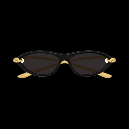 Bottega Veneta Cat Eye Sunglasses 'Shiny Solid Black'