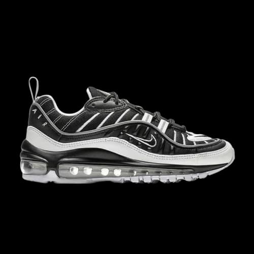 (GS) Nike Air Max 98 'Black Silver'