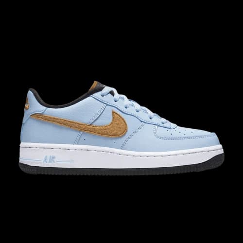 (GS) Nike Air Force 1 Felt 'Celestine Blue Gold'