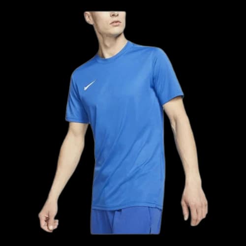 Nike Dri-FIT Logo Printing Round Neck Pullover Short Sleeve Us Edition Blue T-Shirt