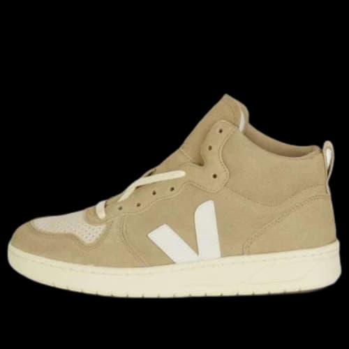 VEJA V-15 High-Top Sneakers 'Beige White'