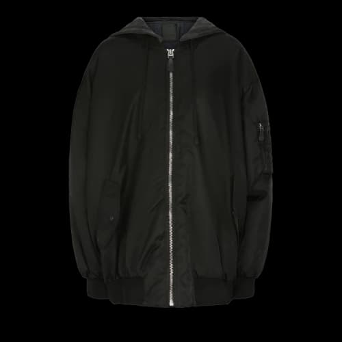 Givenchy Oversized Hooded Bomber Jacket 'Black'