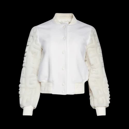 Givenchy Regular Fit Varsity Jacket 'White'