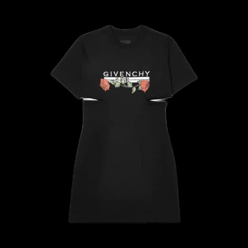 Givenchy T-Shirt Dress With Side Openings 'Black'