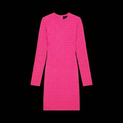 Givenchy 4G Allover Knitted Dress 'Fuchsia'