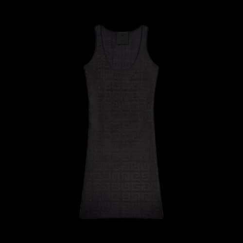 Givenchy Tank Top Dress In 4G Jacquard 'Black'