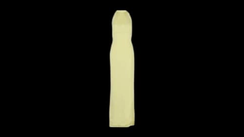 Givenchy Women's Crystal-Embellished Halter Gown Lemonade