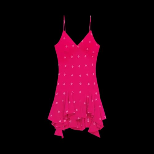Givenchy Short Fluide Dress 'Fuchsia'